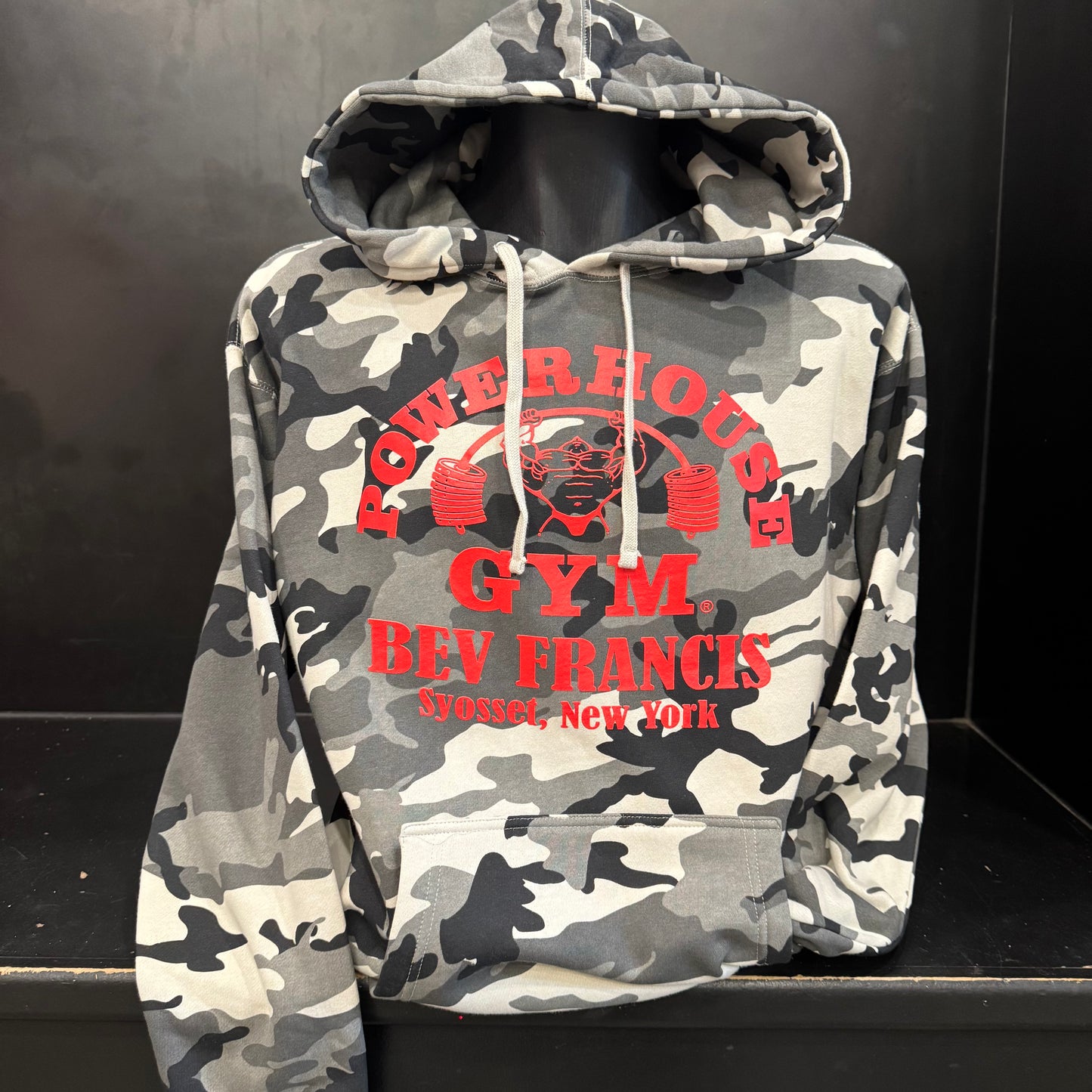 Powerhouse Gym Camo Hooded Sweatshirt
