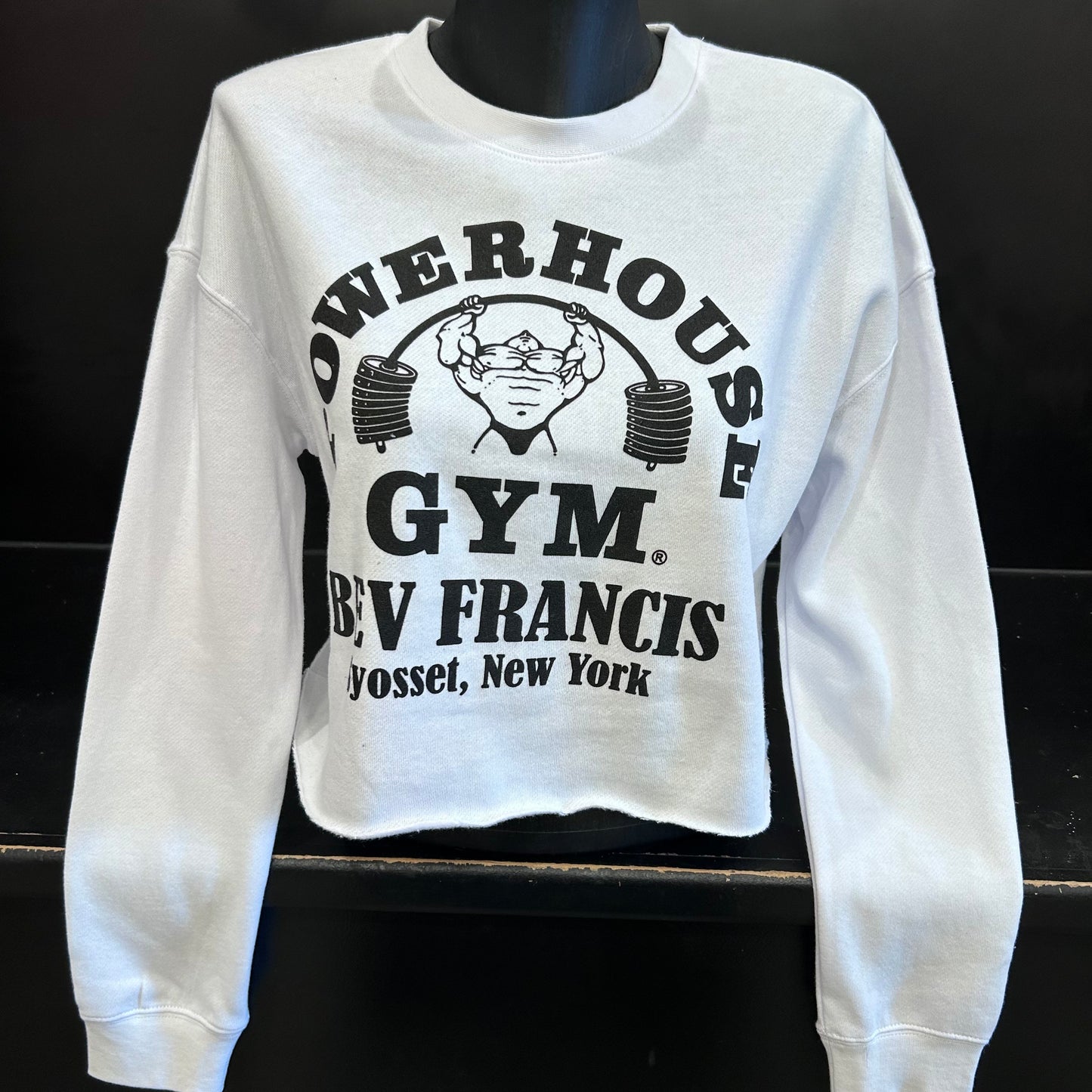 Ladies Cropped Crewneck Sweatshirt (Powerhouse edition)