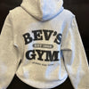 Bev's Gym Heavyweight Zip-Up Hooded Sweatshirt