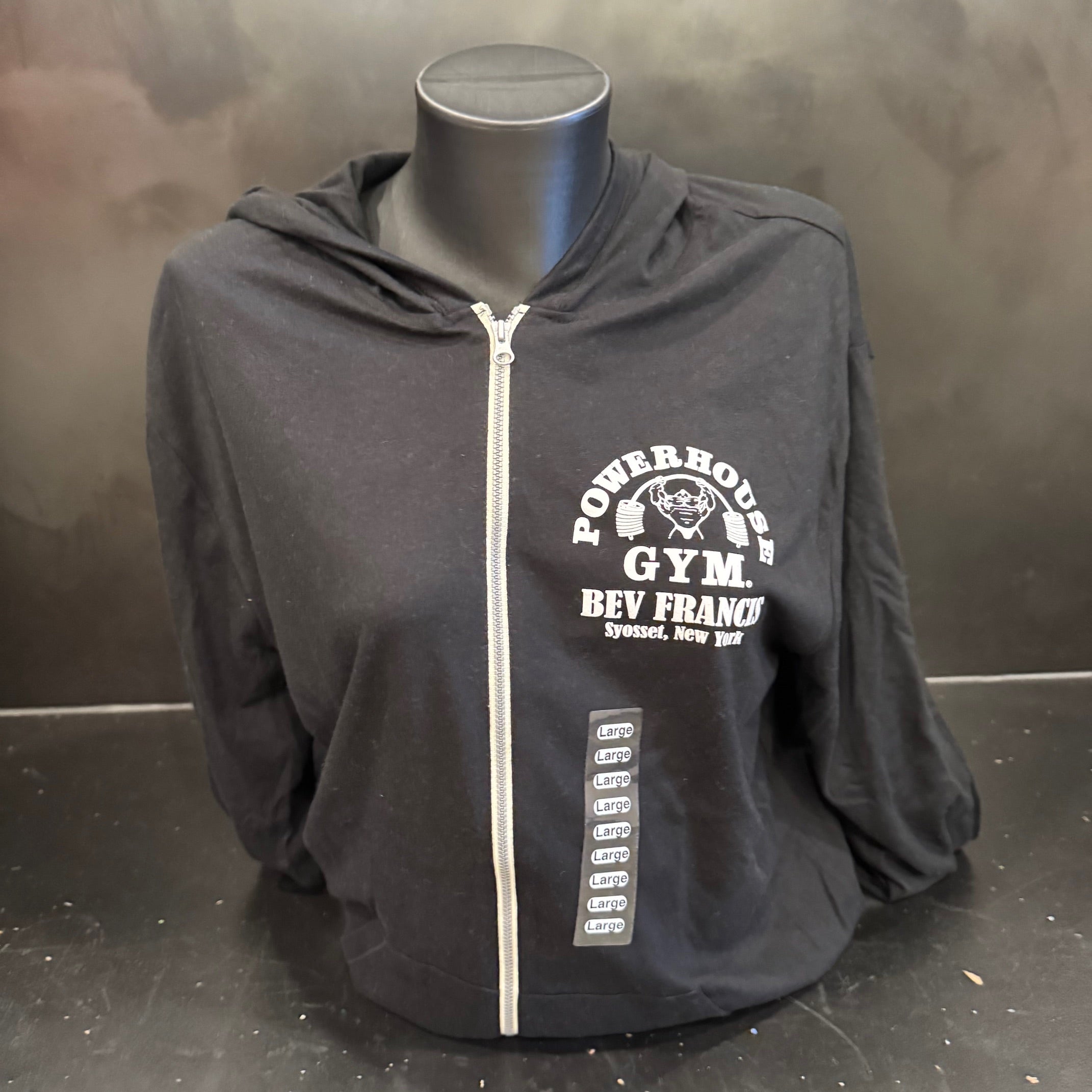 Powerhouse Lightweight Long-Sleeve Zip-Up Hoodie – Bev's Gym