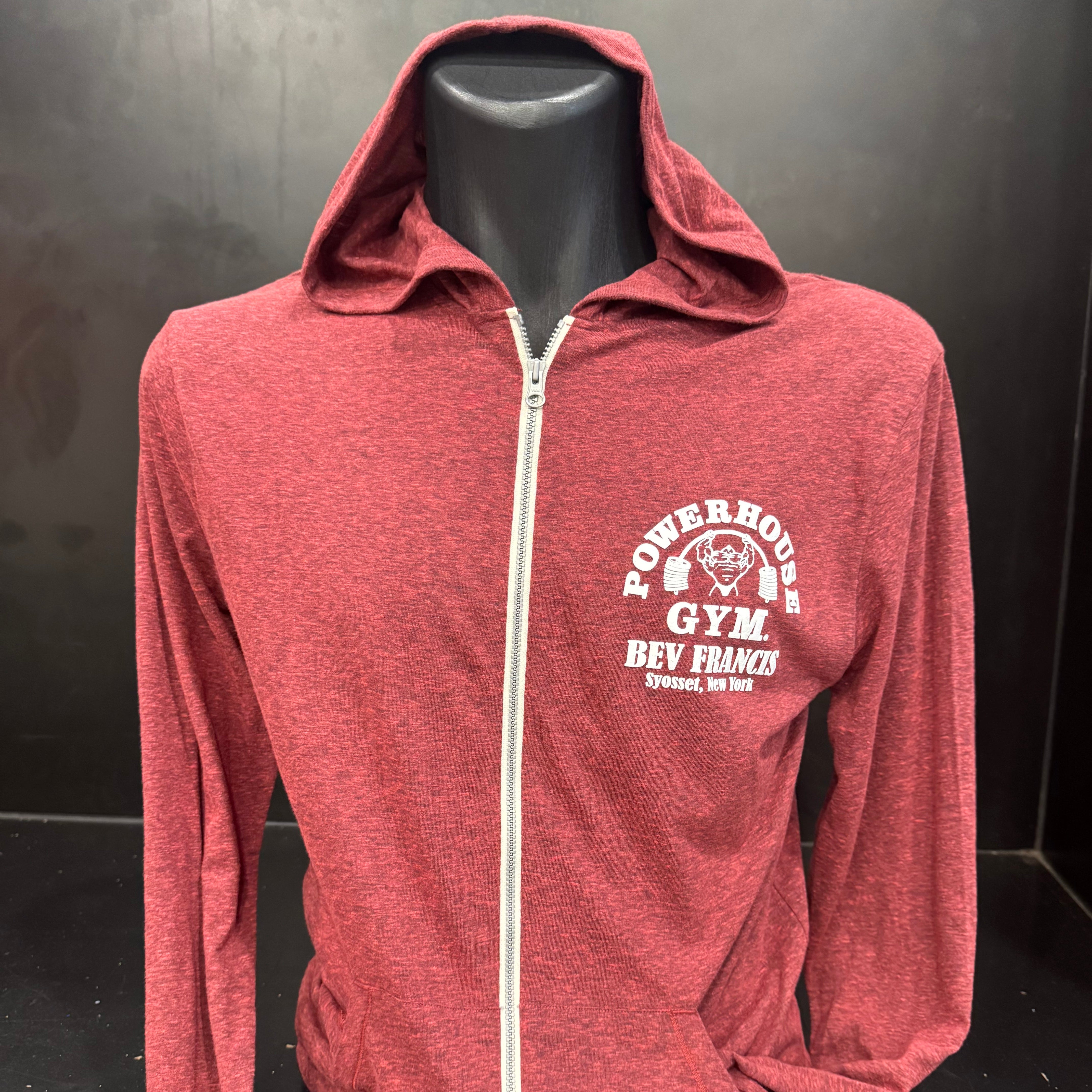 Powerhouse Lightweight Long-Sleeve Zip-Up Hoodie – Bev's Gym Pro Shop