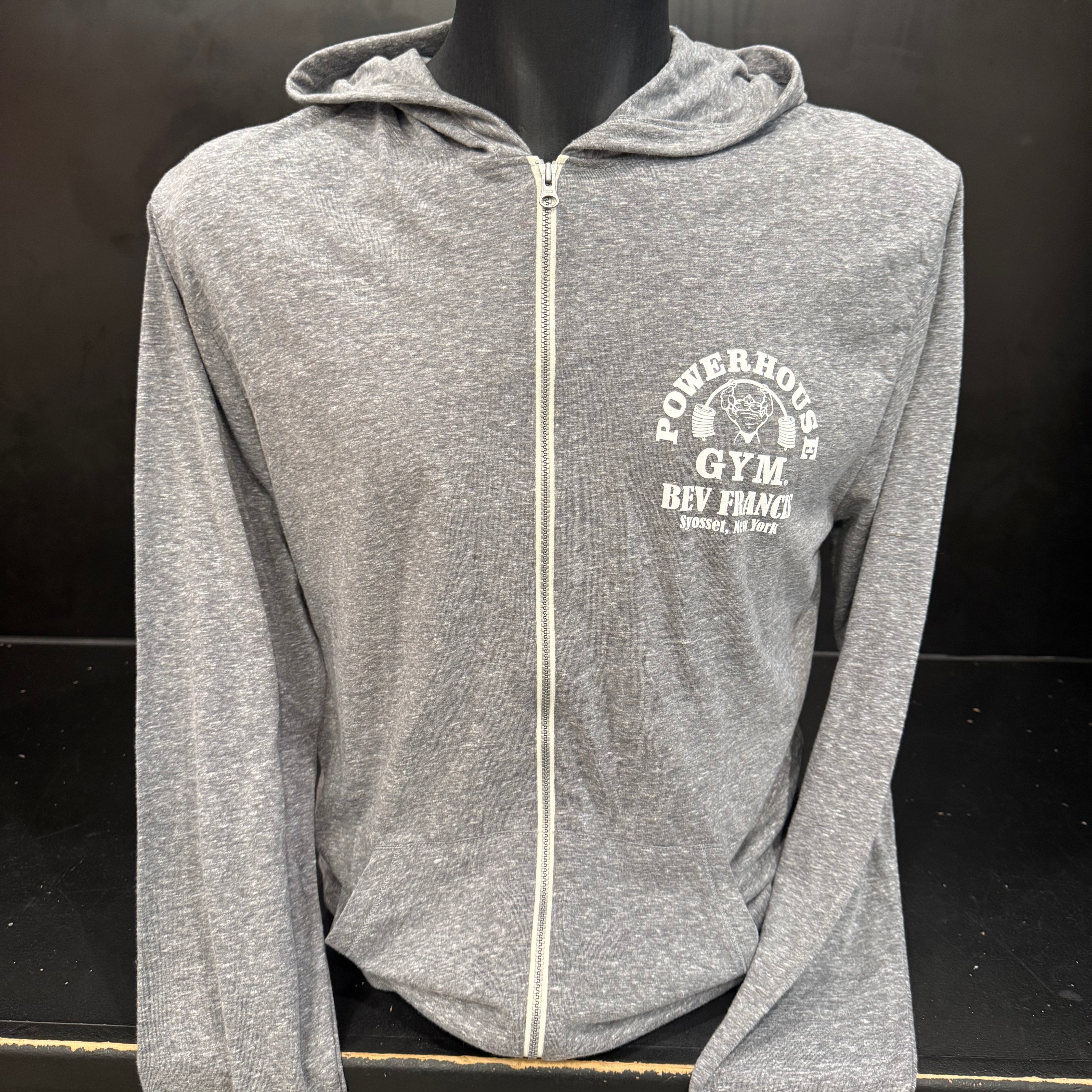 Powerhouse Lightweight Long-Sleeve Zip-Up Hoodie – Bev's Gym Pro Shop