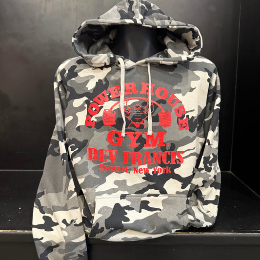 Powerhouse Gym Camo Hooded Sweatshirt