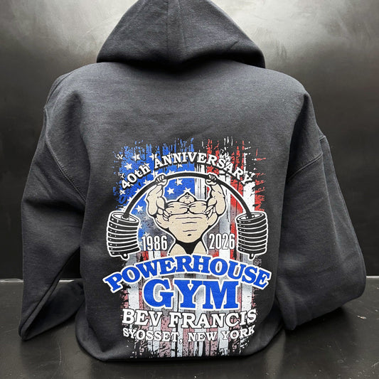 Bev's Gym 40th Anniversary Hooded Sweatshirt