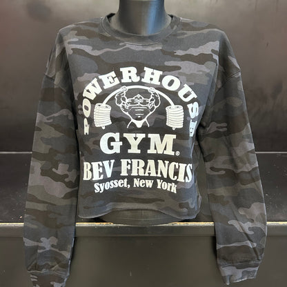 Ladies Cropped Crewneck Sweatshirt (Powerhouse edition)