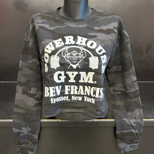 Ladies Cropped Crewneck Sweatshirt (Powerhouse edition)