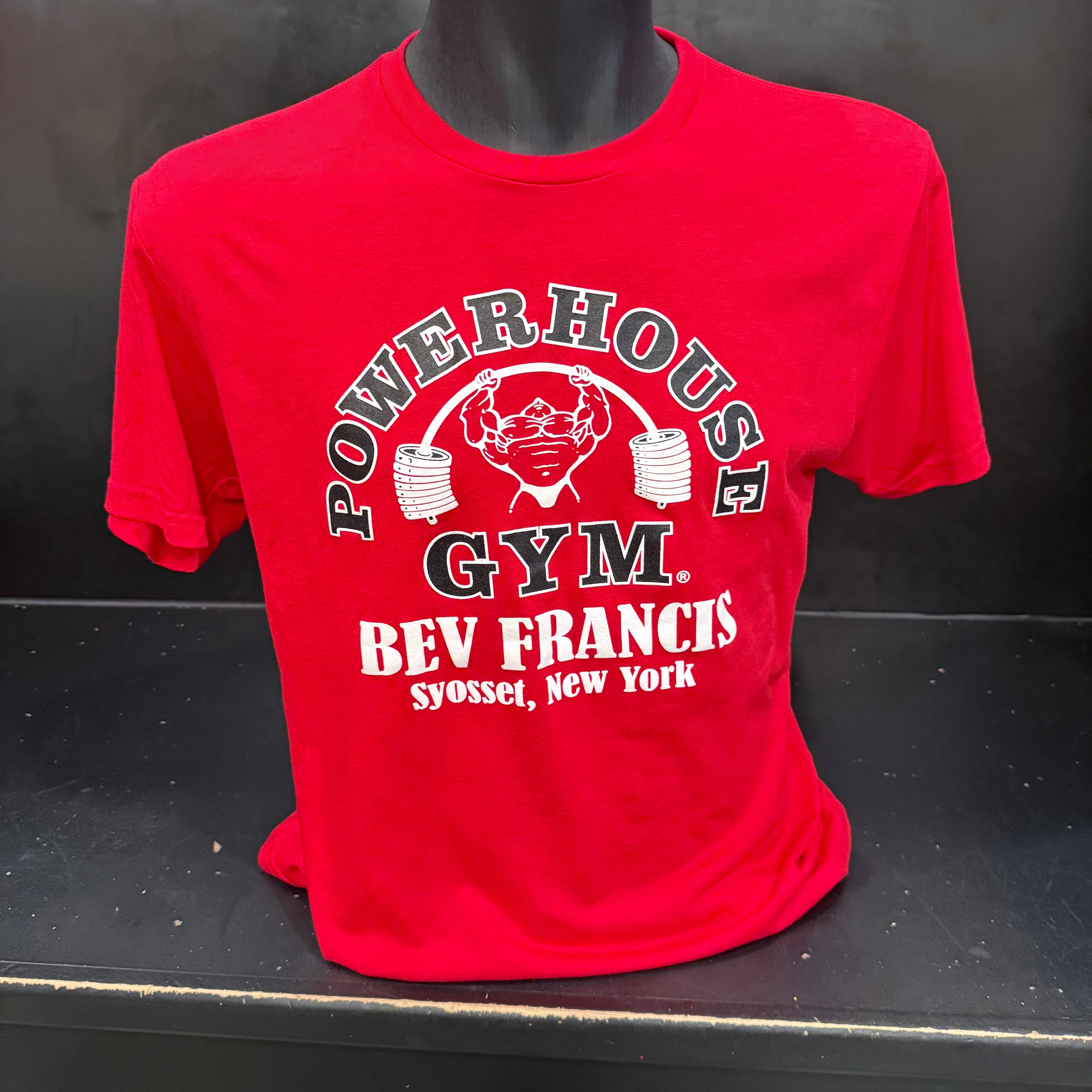 Bev Francis Powerhouse Gym Short-Sleeve T-Shirt – Bev's Gym Pro Shop