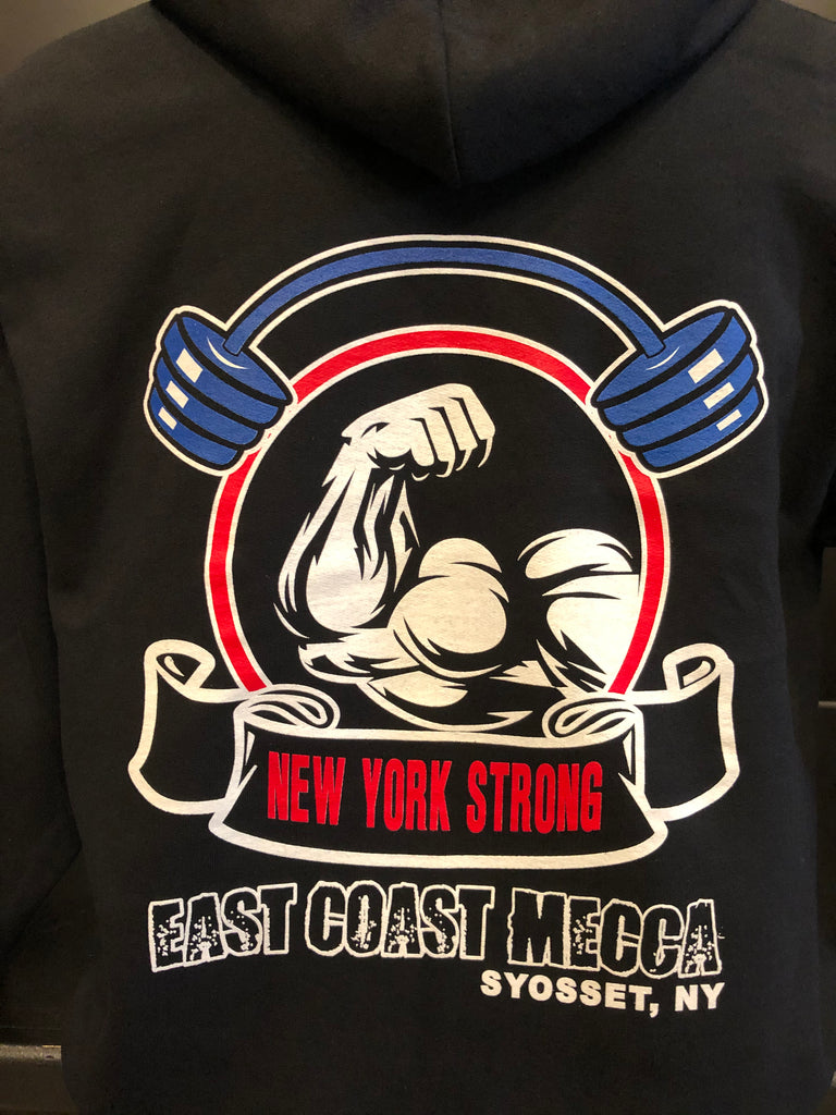 Bev's Gym "NY STRONG" Hooded Sweatshirt