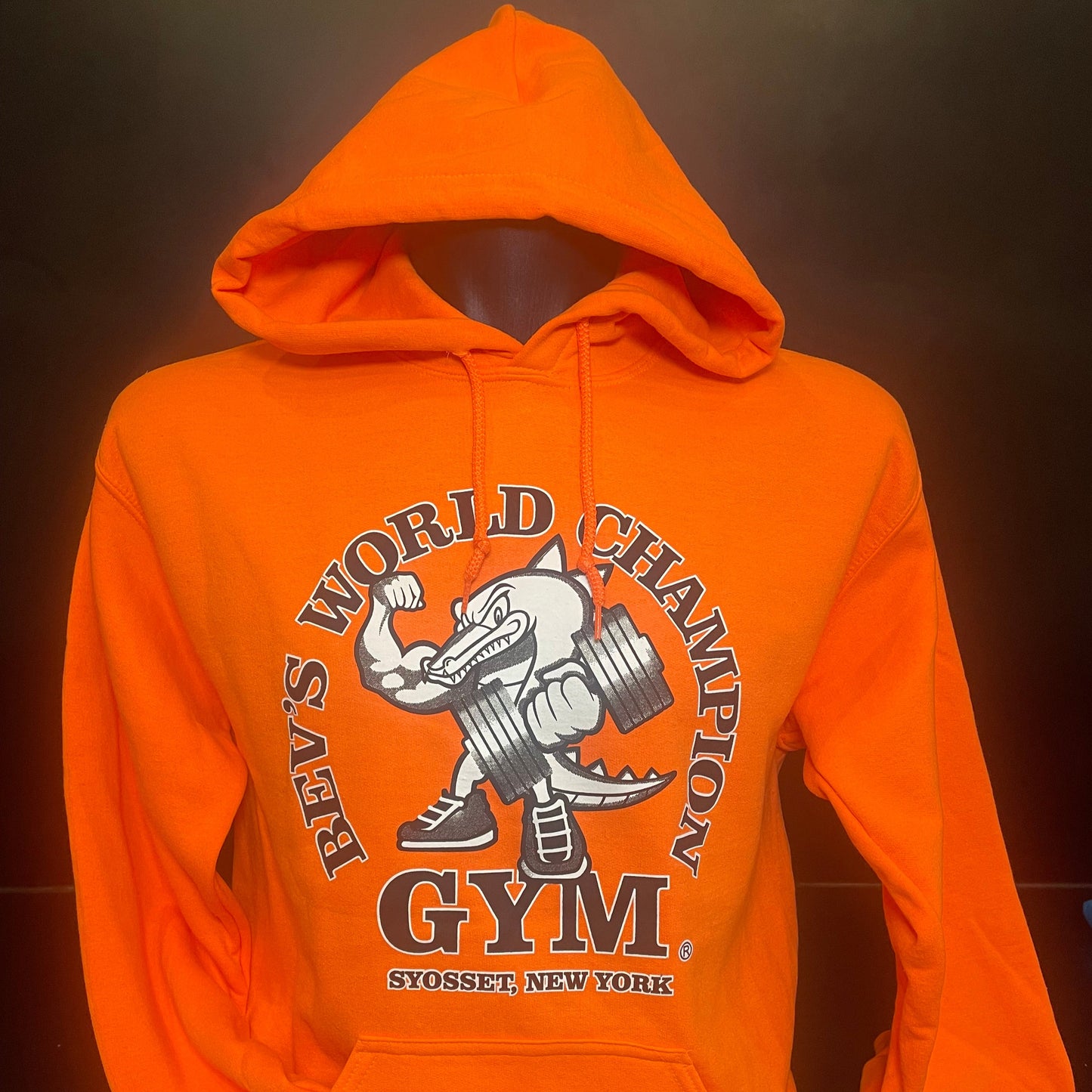 Bevs Gym "Croc" Pullover Hooded Sweatshirt
