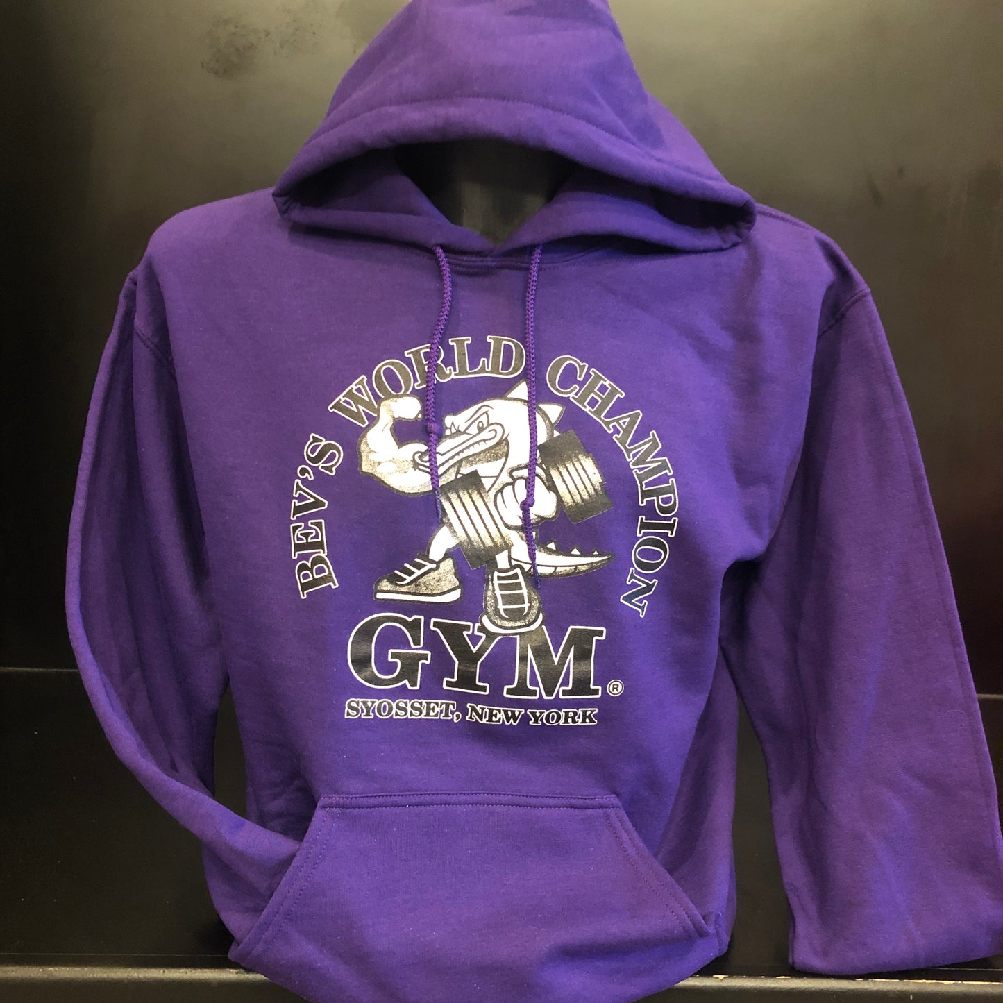 Bevs Gym "Croc" Pullover Hooded Sweatshirt
